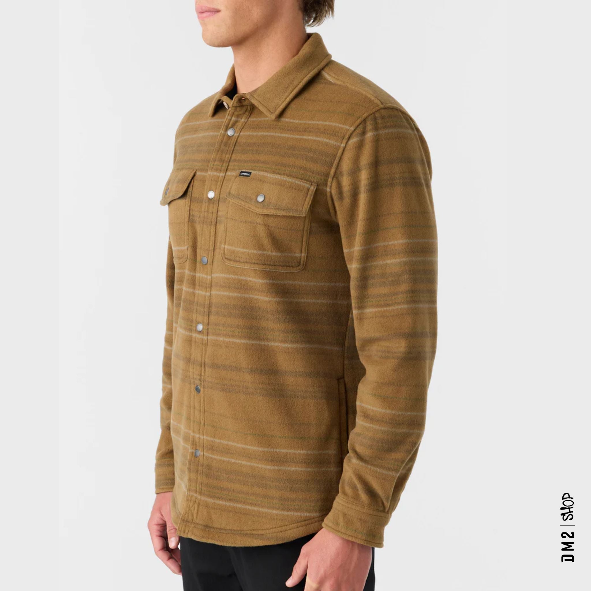 CHEMISE POLAR O'NEILL GLACIER OVERSHIRT DKHAKI