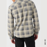 CHEMISE O'NEILL SUPERFLEECE PLAID LIGHT KHAKI