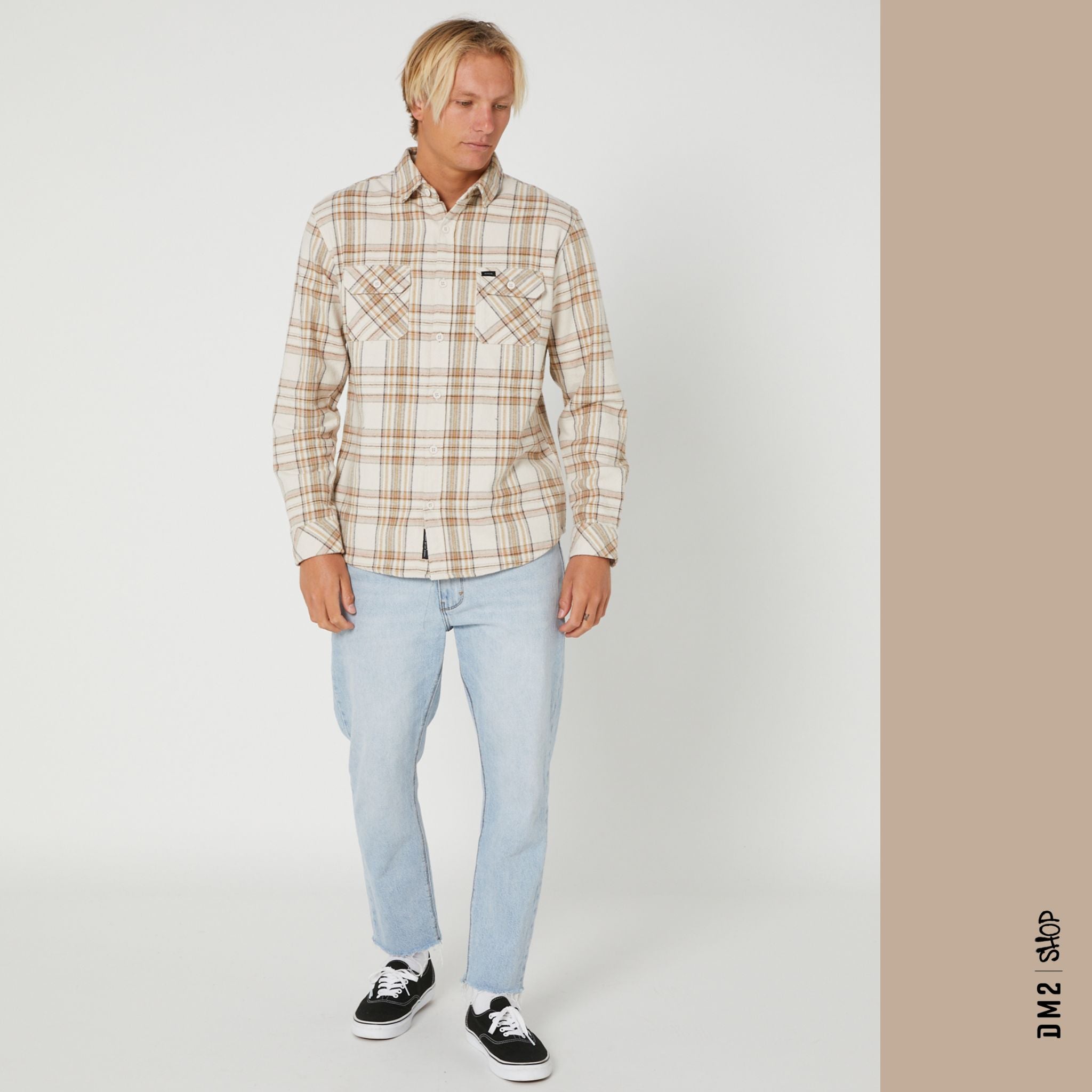 CHEMISE FLANNEL RIP CURL GRIFFIN BONE