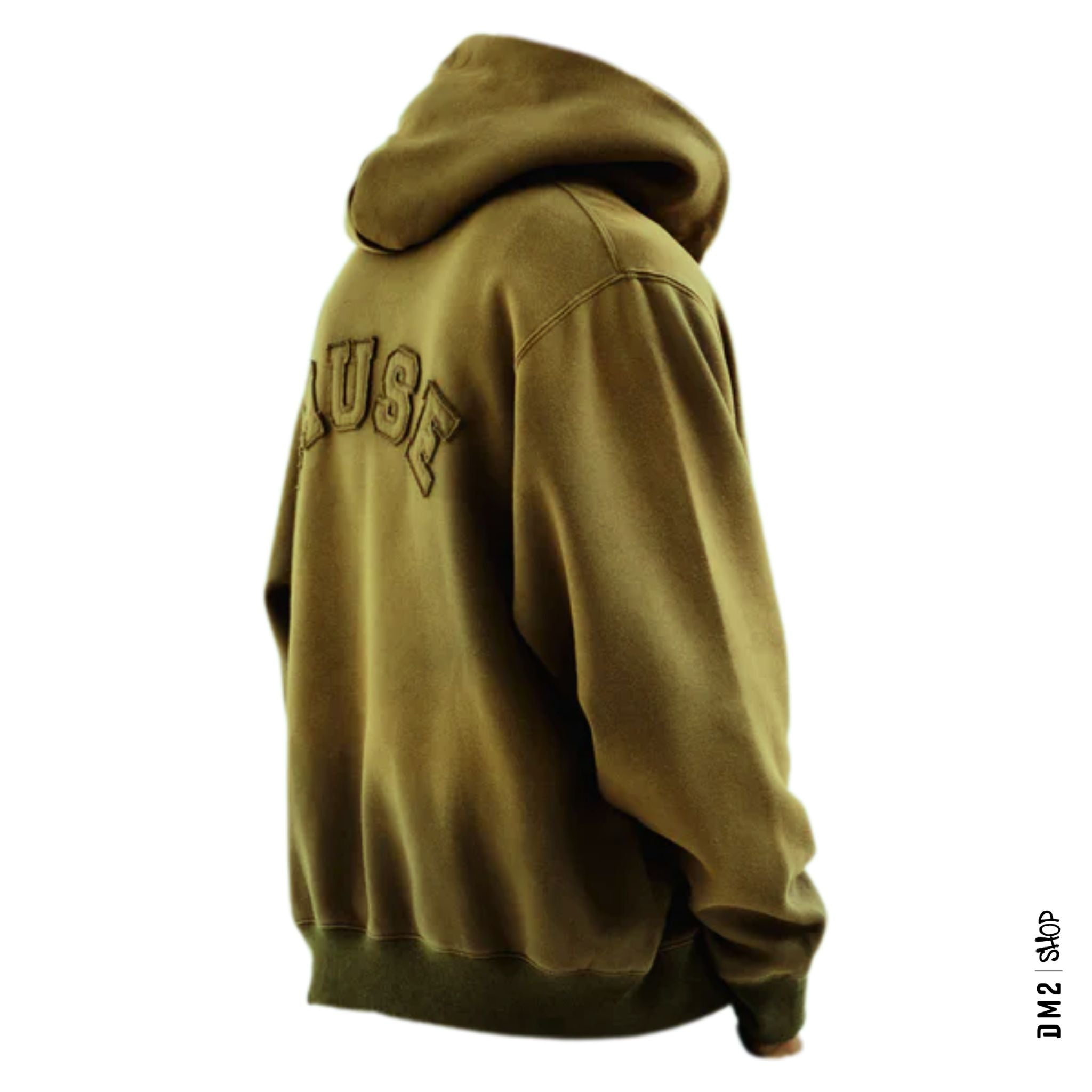 HOOD ZIP HEAVY WEIGHT OLIVE UNISEXE, MUSE