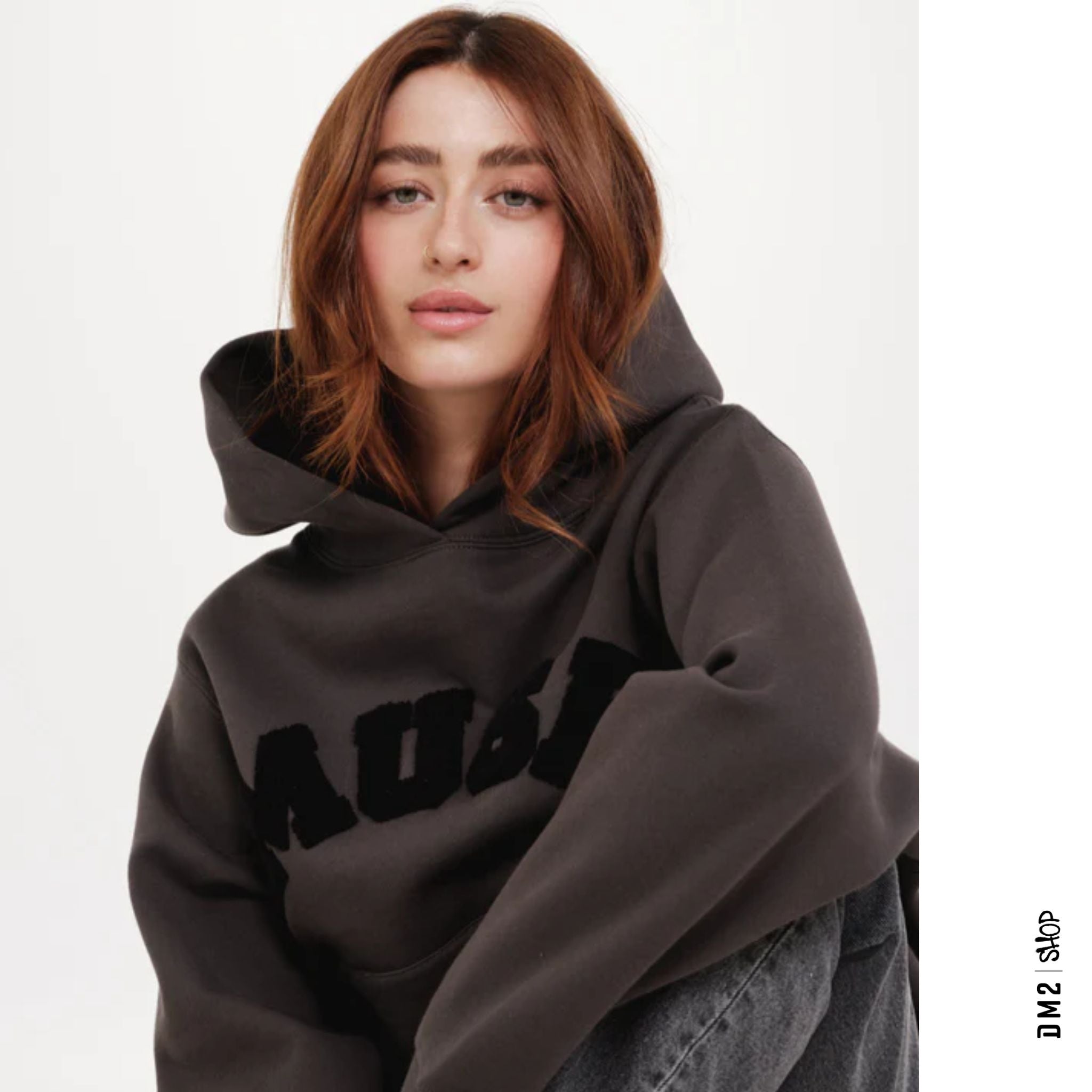 HOOD HEAVY WEIGHT GRAPHITE UNISEXE, MUSE