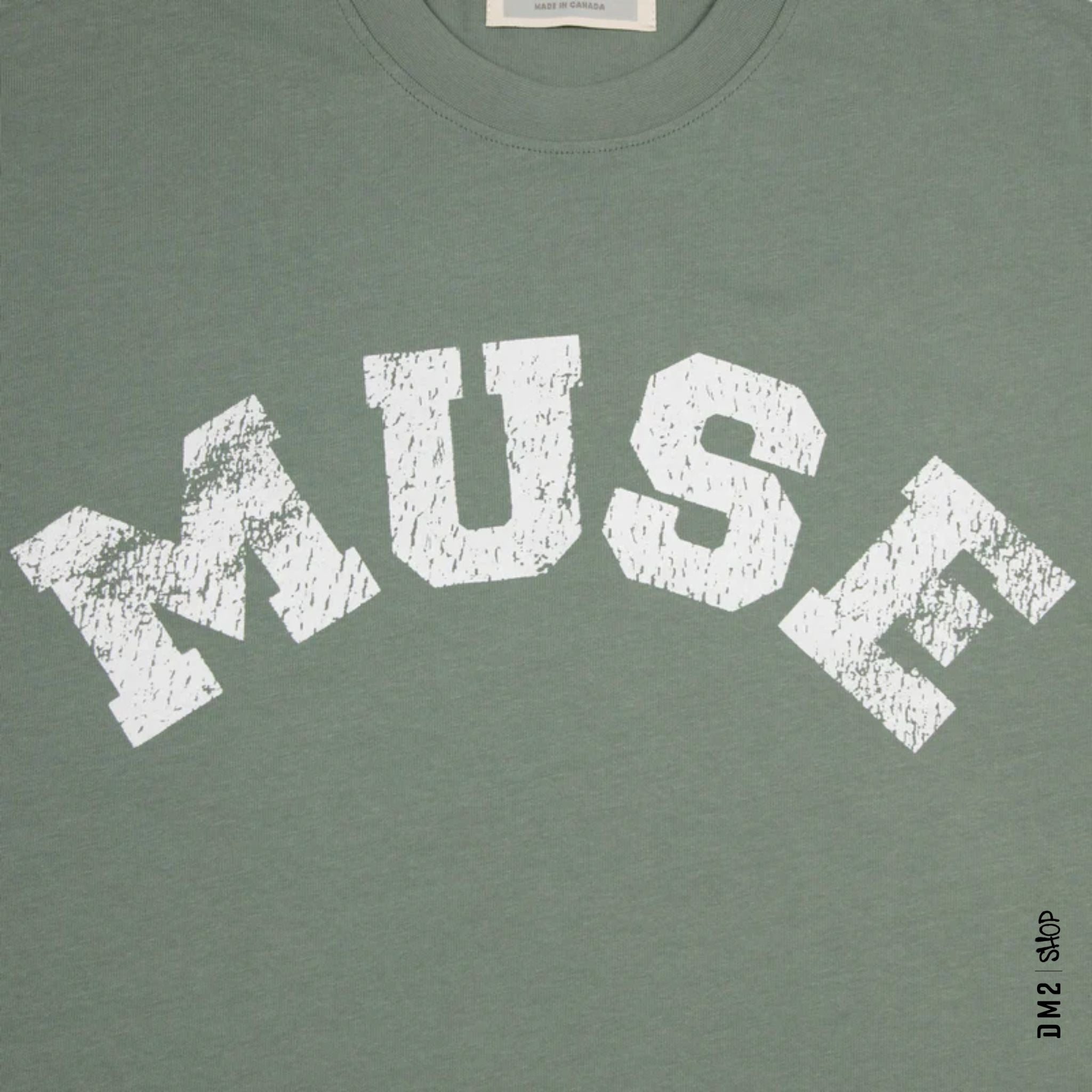 T-SHIRT HEAVY CURATED BY MUSE VERT MENTHE