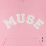 HOOD HEAVYWEIGHT BABY PINK UNISEXE, MUSE