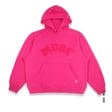 HOOD HEAVYWEIGHT FUSHIA UNISEXE, MUSE