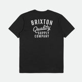 t-shirt pour homme, noir, hubal de brixton, brixton, summer 2024, dm2 shop, 01