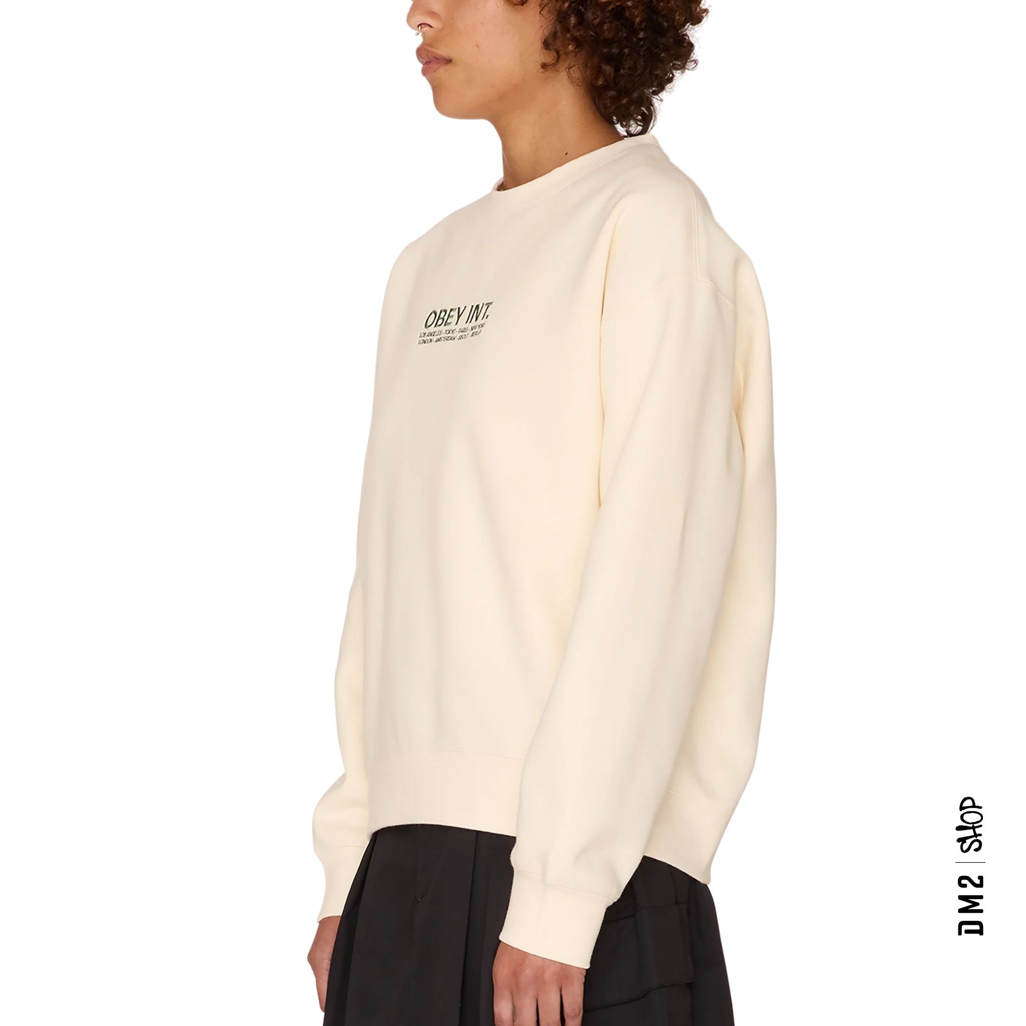 CREWNECK FEMME INT. UNBLEACHED, OBEY