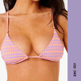 BIKINI HAUT FEMME ISLES PLAID TRIANGLE, RIP CURL