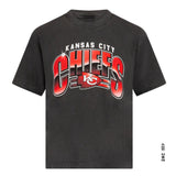 T-SHIRT KC CHIEFS UNISEXE SHADOW, MARBLE