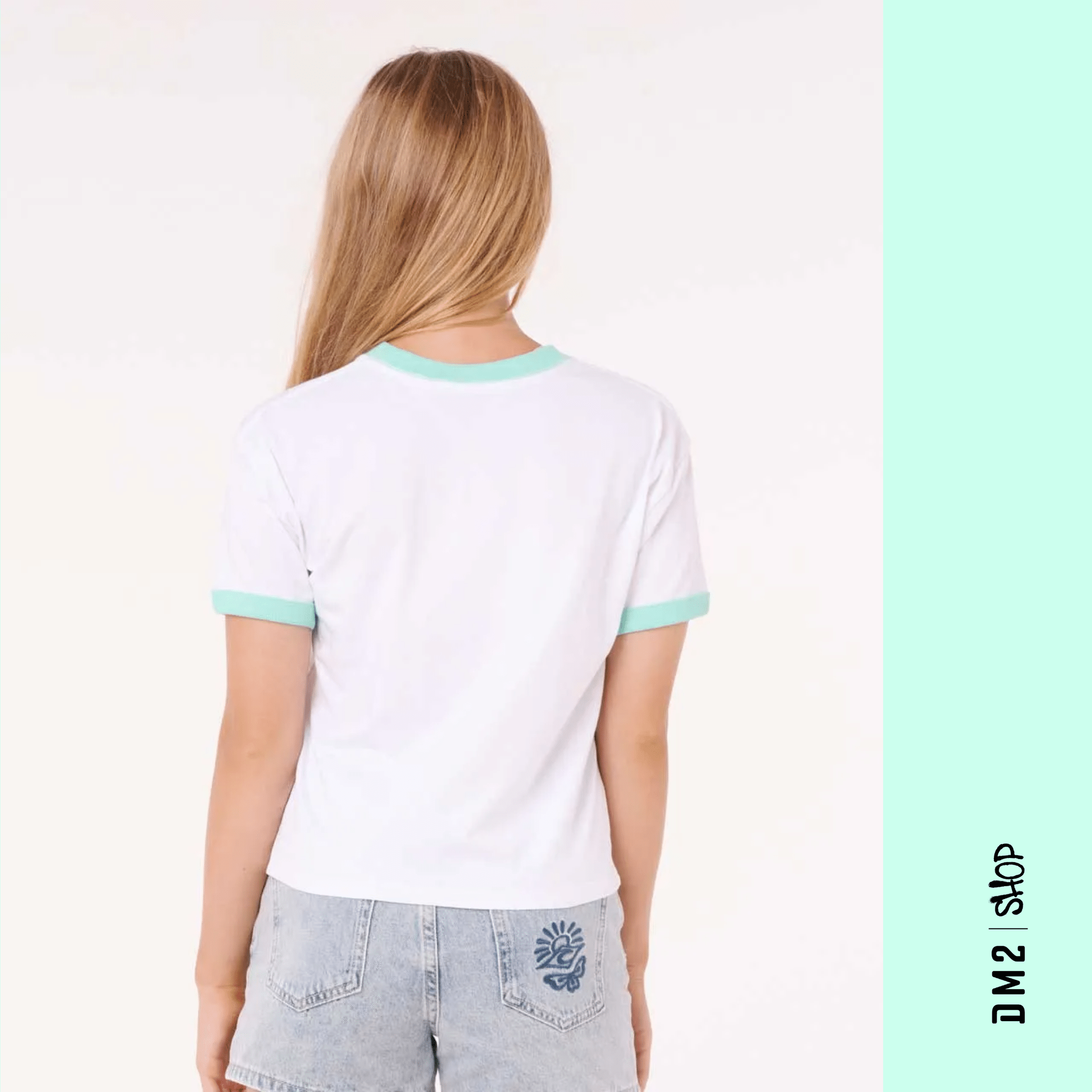 T - SHIRT FILLE KEEPSHAKES BLANC, RIP CURL - DM2 SHOP