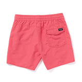 VOLLEY SHORT LIDO SOLID RUBY CORAIL