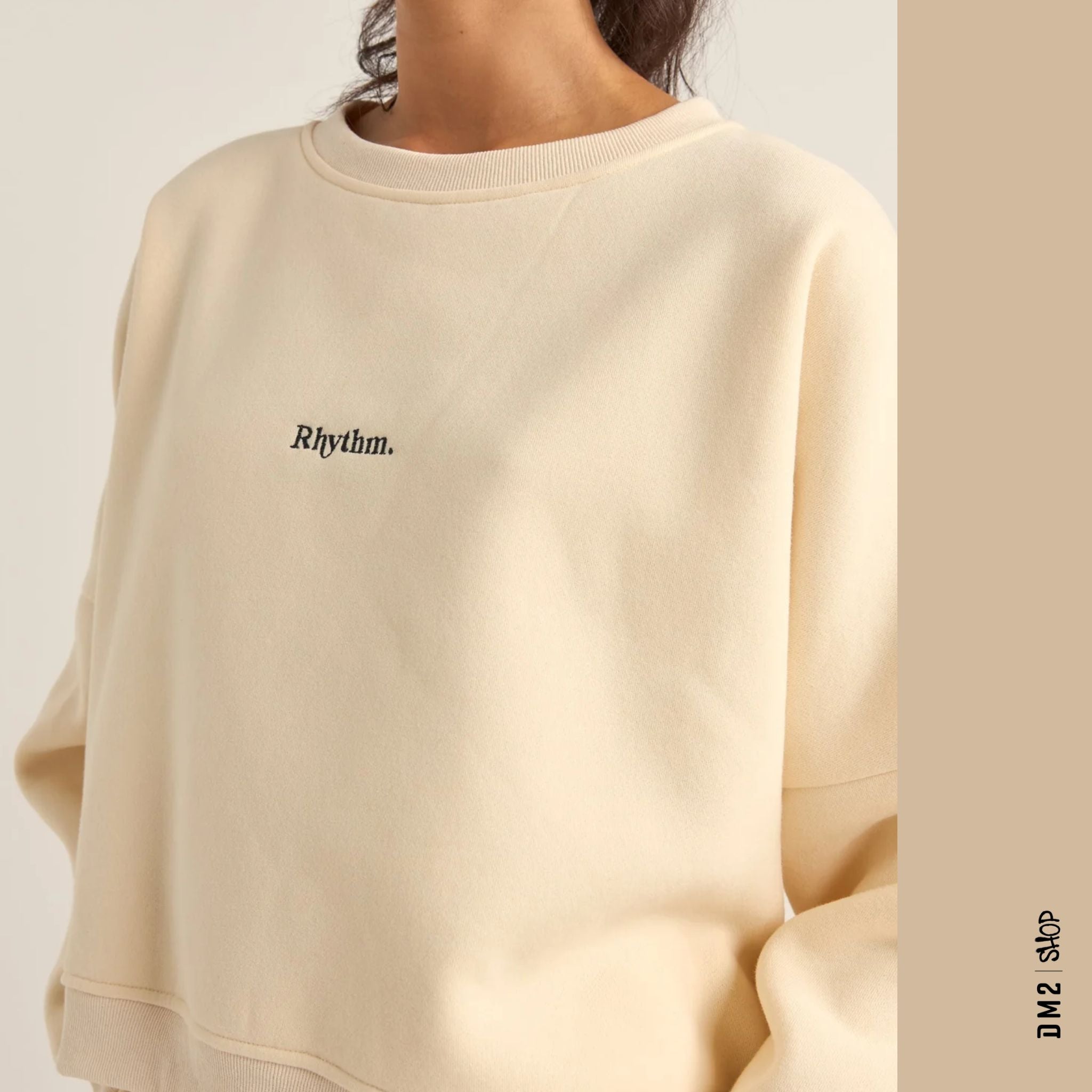 CREWNECK FEMME LOGO BOYFRIEND, RHYTHM