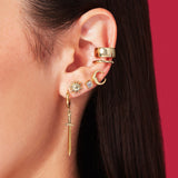 BOUCLE OREILLE SOLIS STUDS RHODIUM