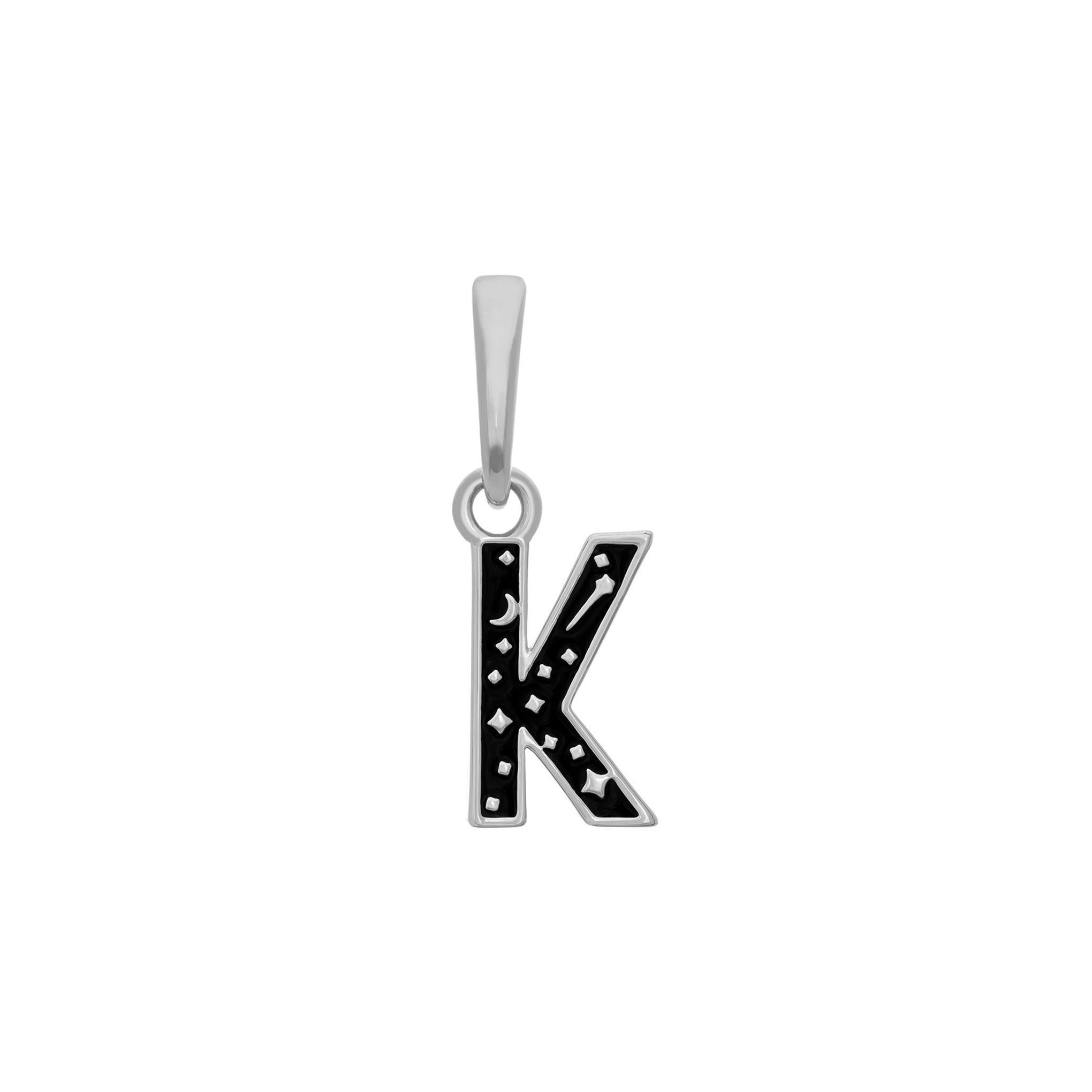 BRELOQUE ALPHABET ARGENT RHODIUM