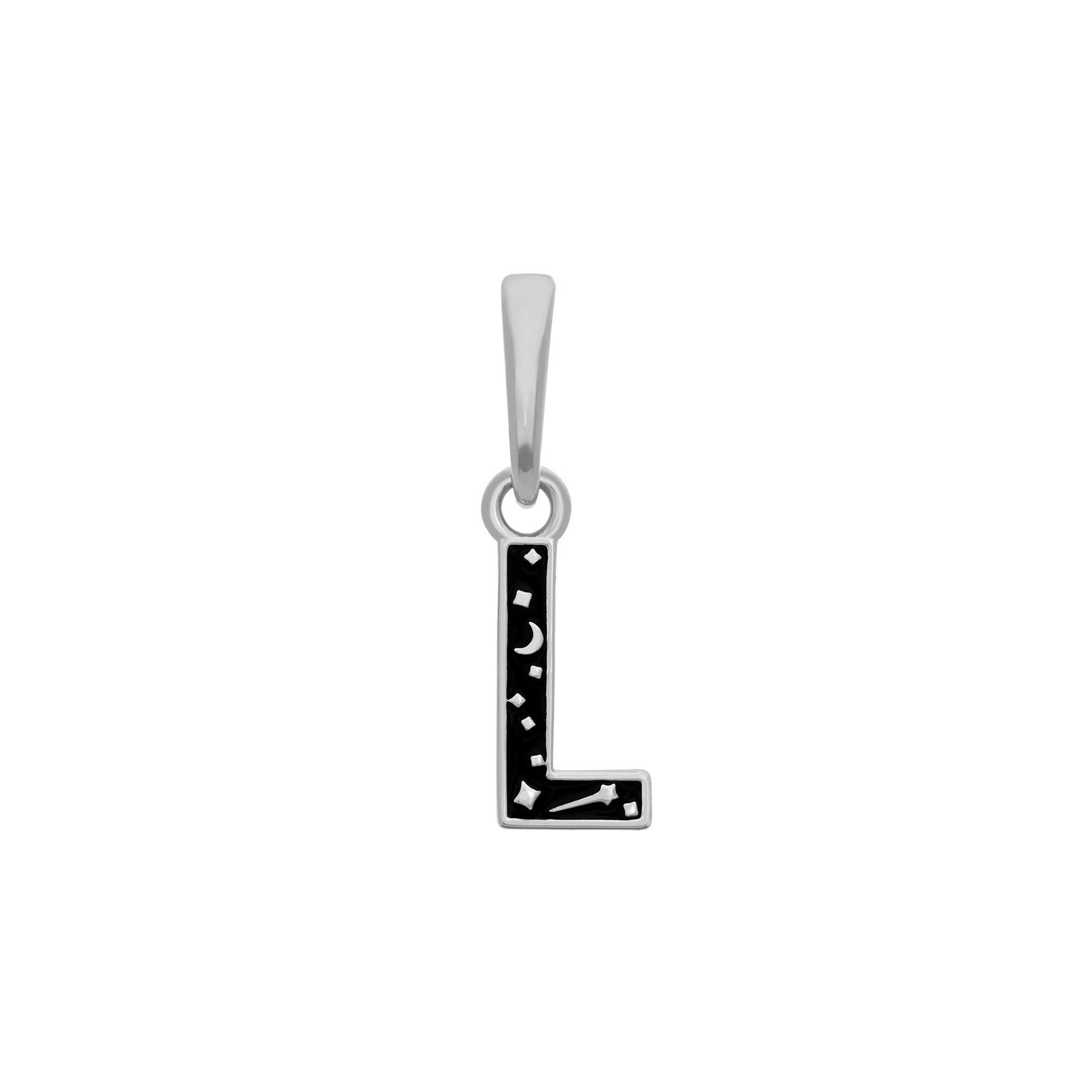 BRELOQUE ALPHABET ARGENT RHODIUM