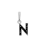 BRELOQUE ALPHABET ARGENT RHODIUM