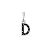 BRELOQUE ALPHABET ARGENT RHODIUM