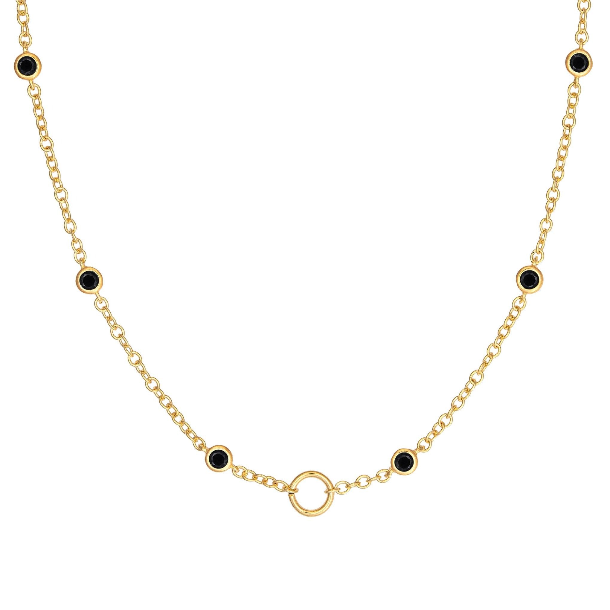 COLLIER MOLECULE OR 18K