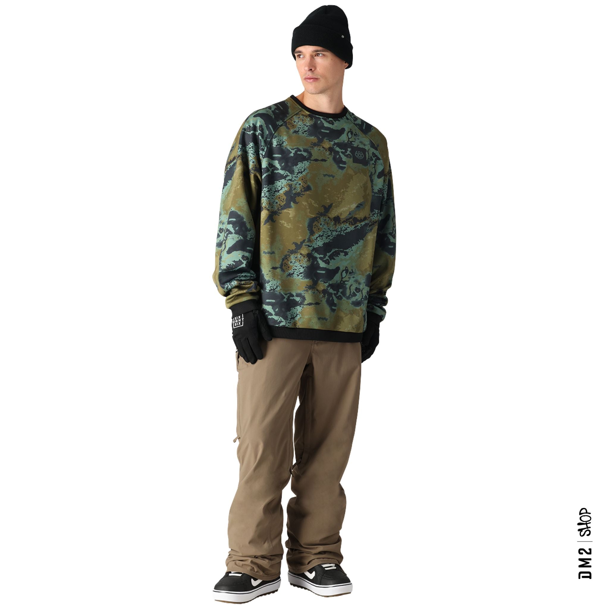 FLEECE SNOW 686 BONDED HOMME CAMO