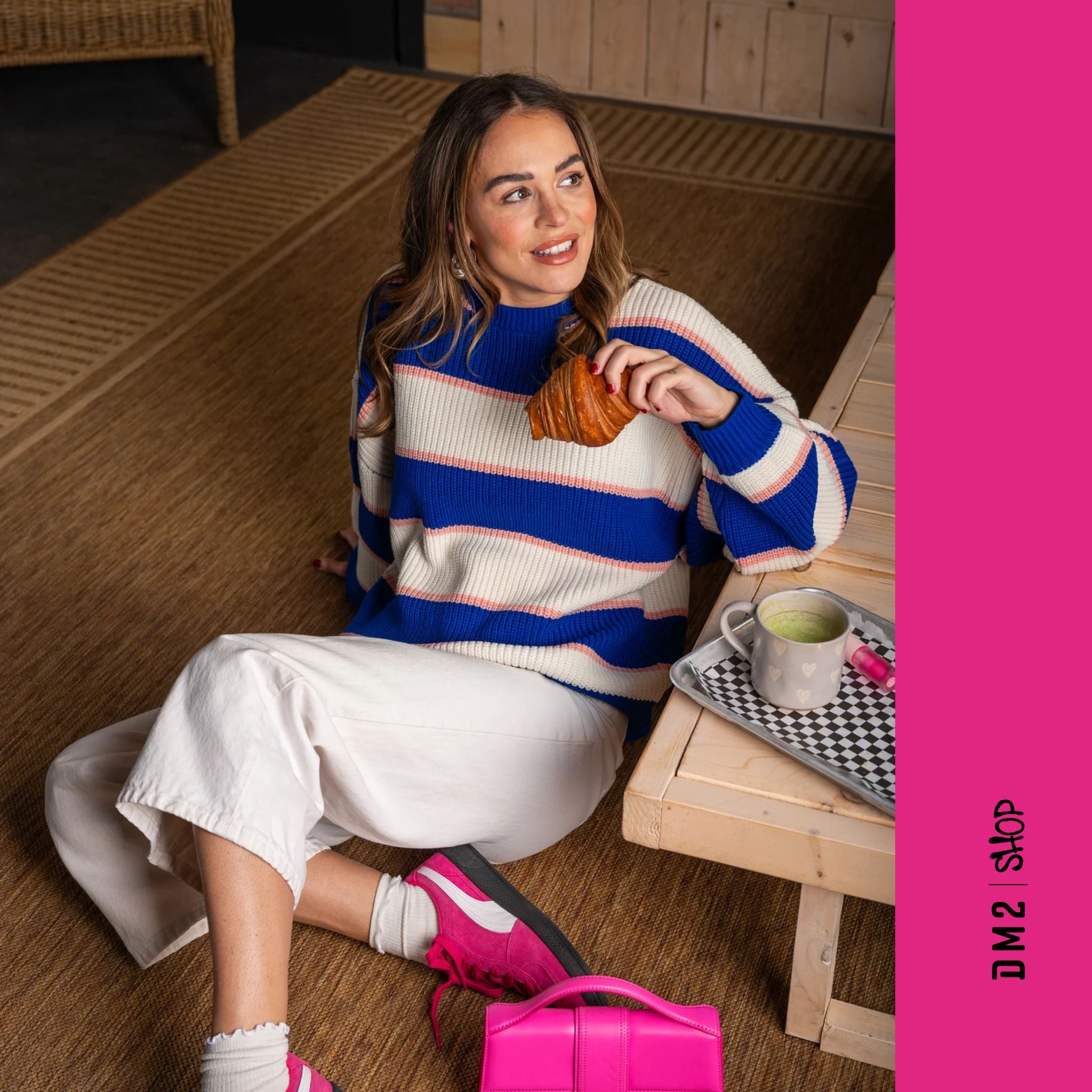 TRICOT FEMME MELINA ROSE RAYÉ, NANA THE BRAND