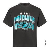 T-SHIRT DOLPHINS DE MIAMI UNISEXE SHADOW, MARBLE