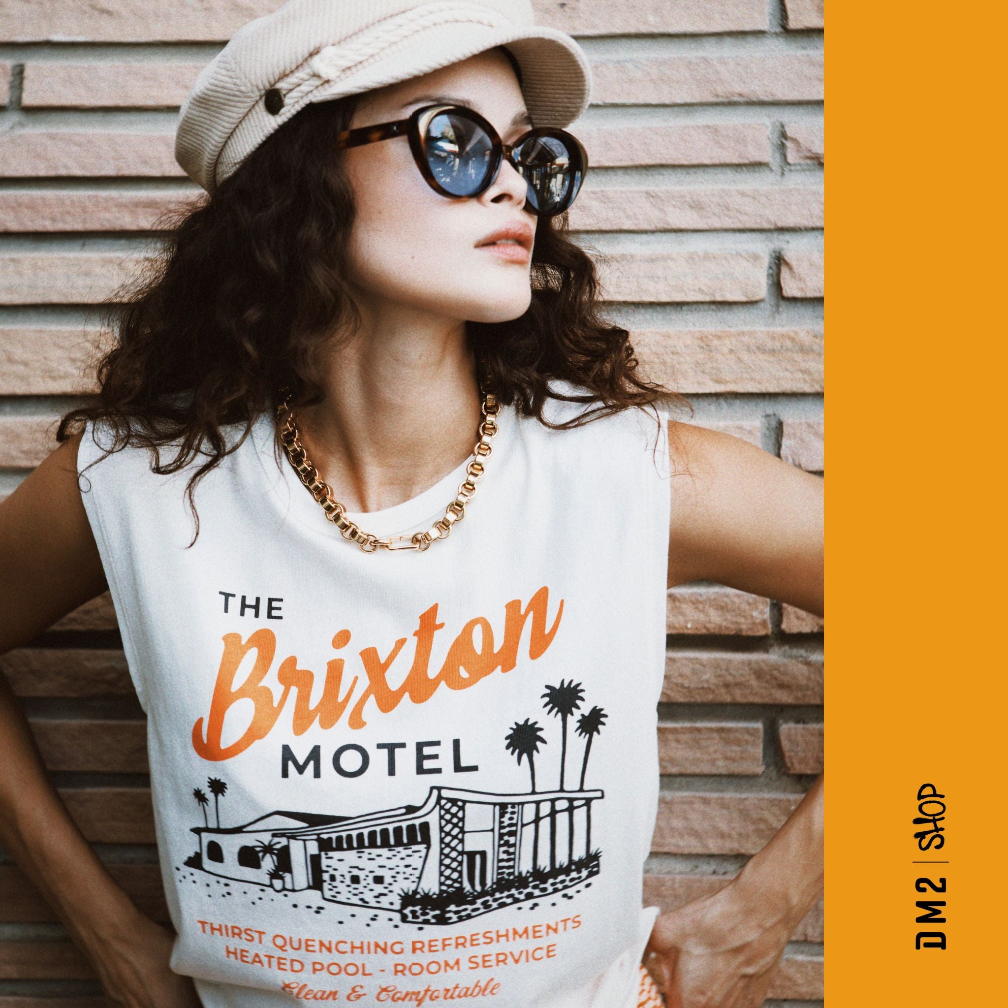 CAMISOLE FEMME MOTEL MUSCLE TANK, BRIXTON