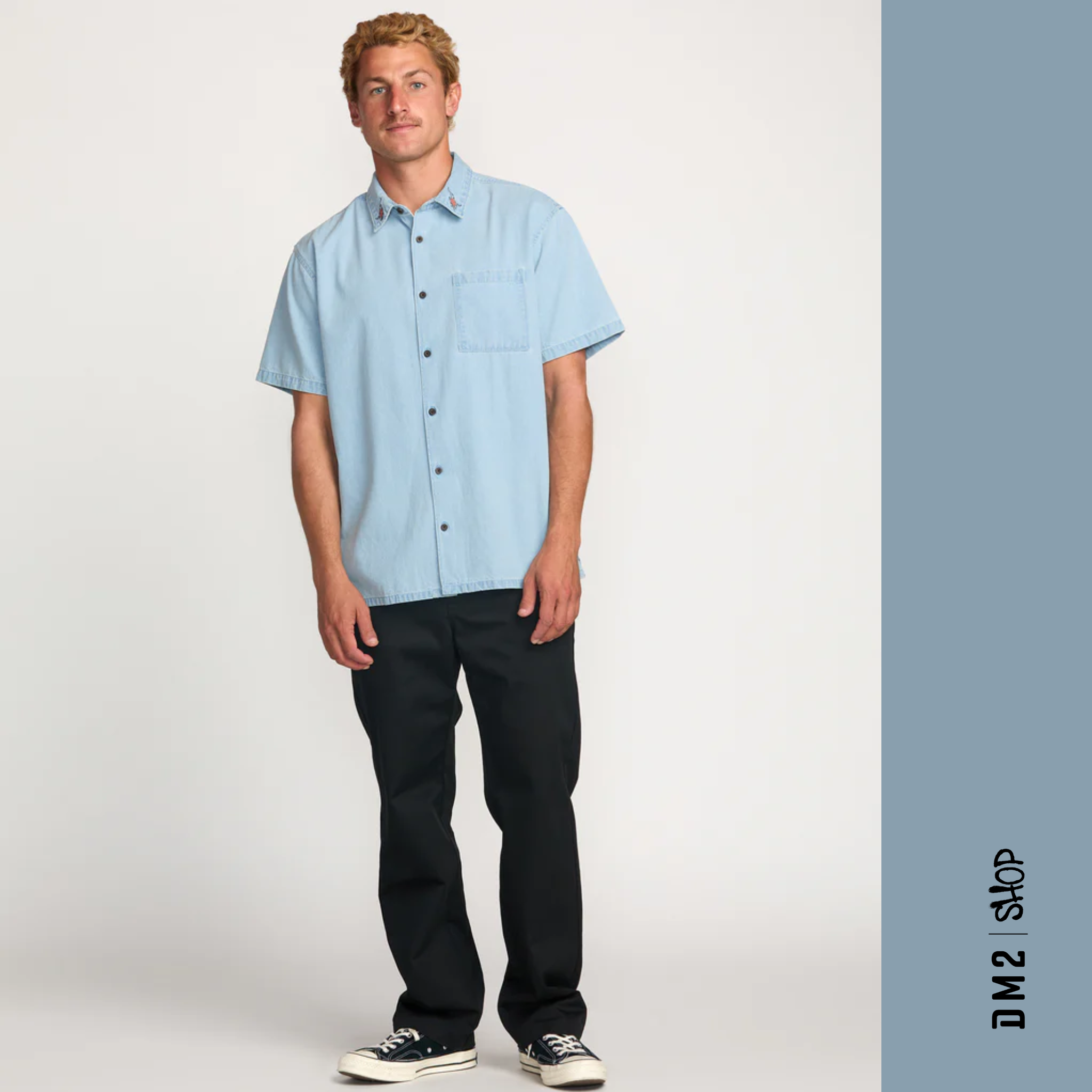 CHEMISE HOMME OCCY CLOUD BLUE, BILLABONG
