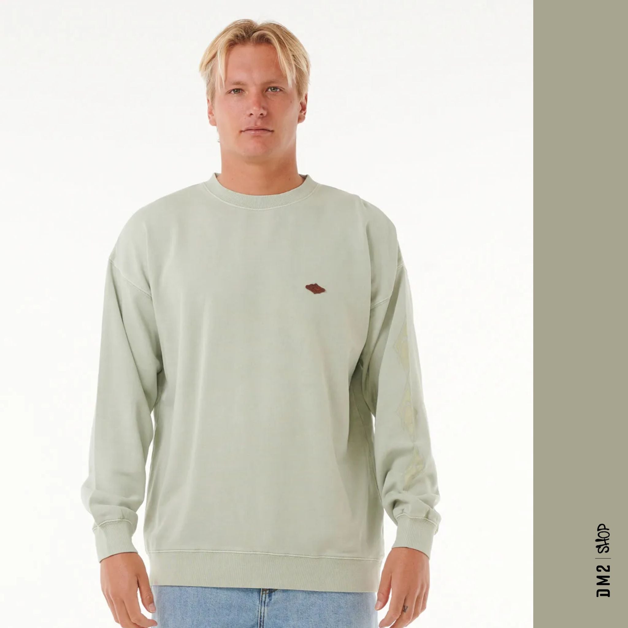 CREWNECK RIP CURL HOMME ORIGINAL SURFER MENTHE