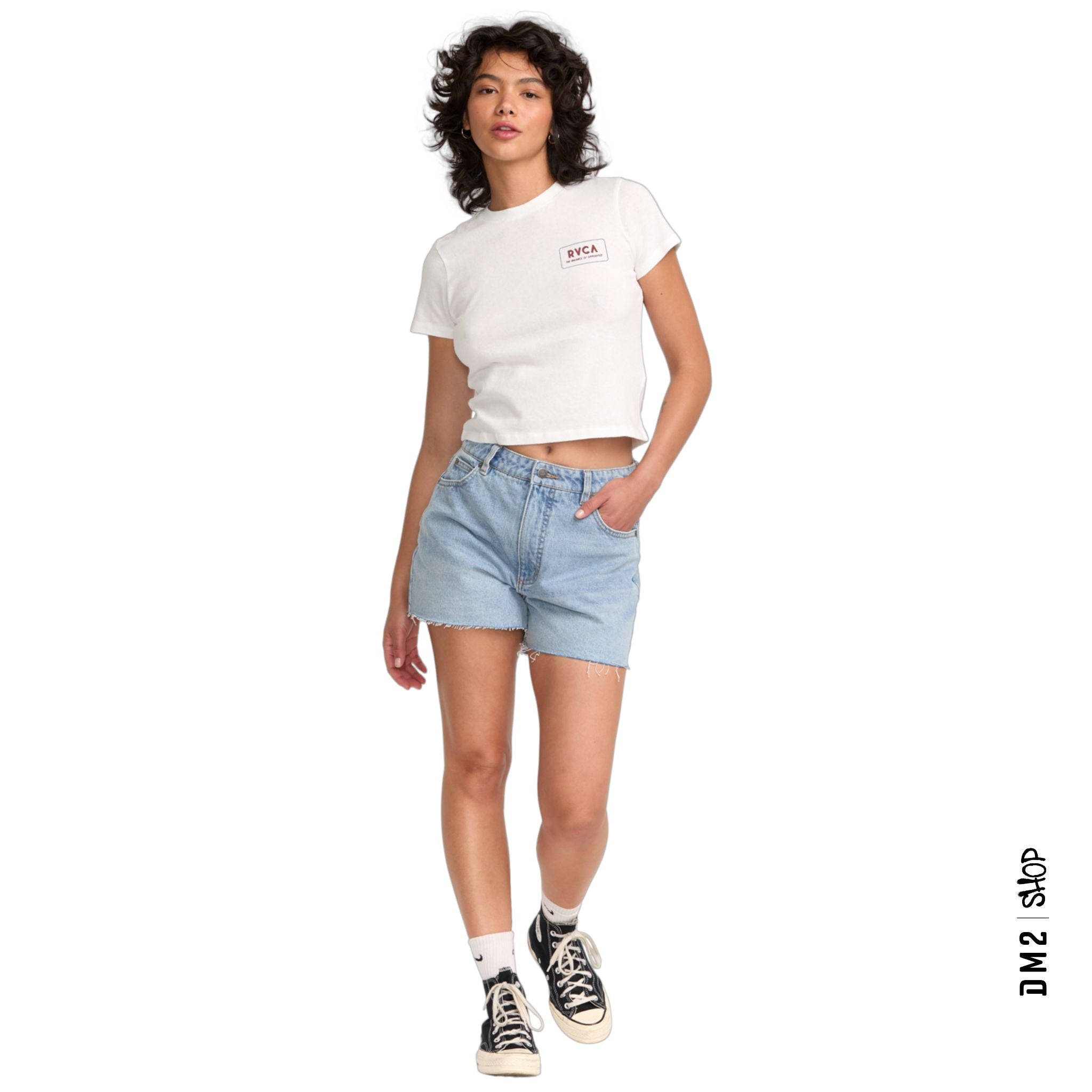 SHORT FEMME PACIFICA DENIM BLI, RVCA