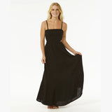 robe-premium-surf-maxi-dress-noir-ripcurl, BNLACK DRESS, SUMMER 2024, WOMEN, DM2 SHOP, 01