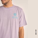 T-SHIRT HOMME RECORD MAUVE, RHYTHM