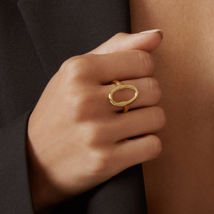 DOLCE VITA GOLD TWENTY COMPASS RING