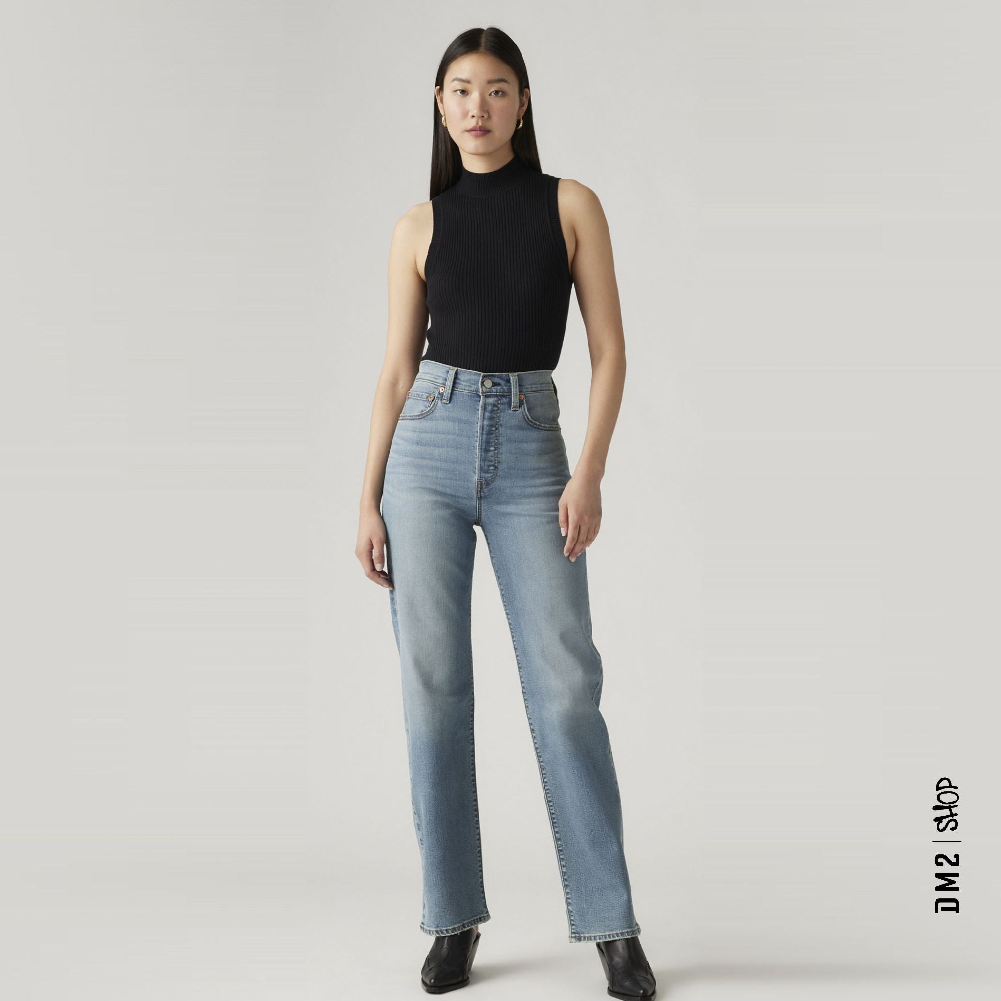 JEANS PLEINE LONGUEUR RIBCAGE, LEVI'S