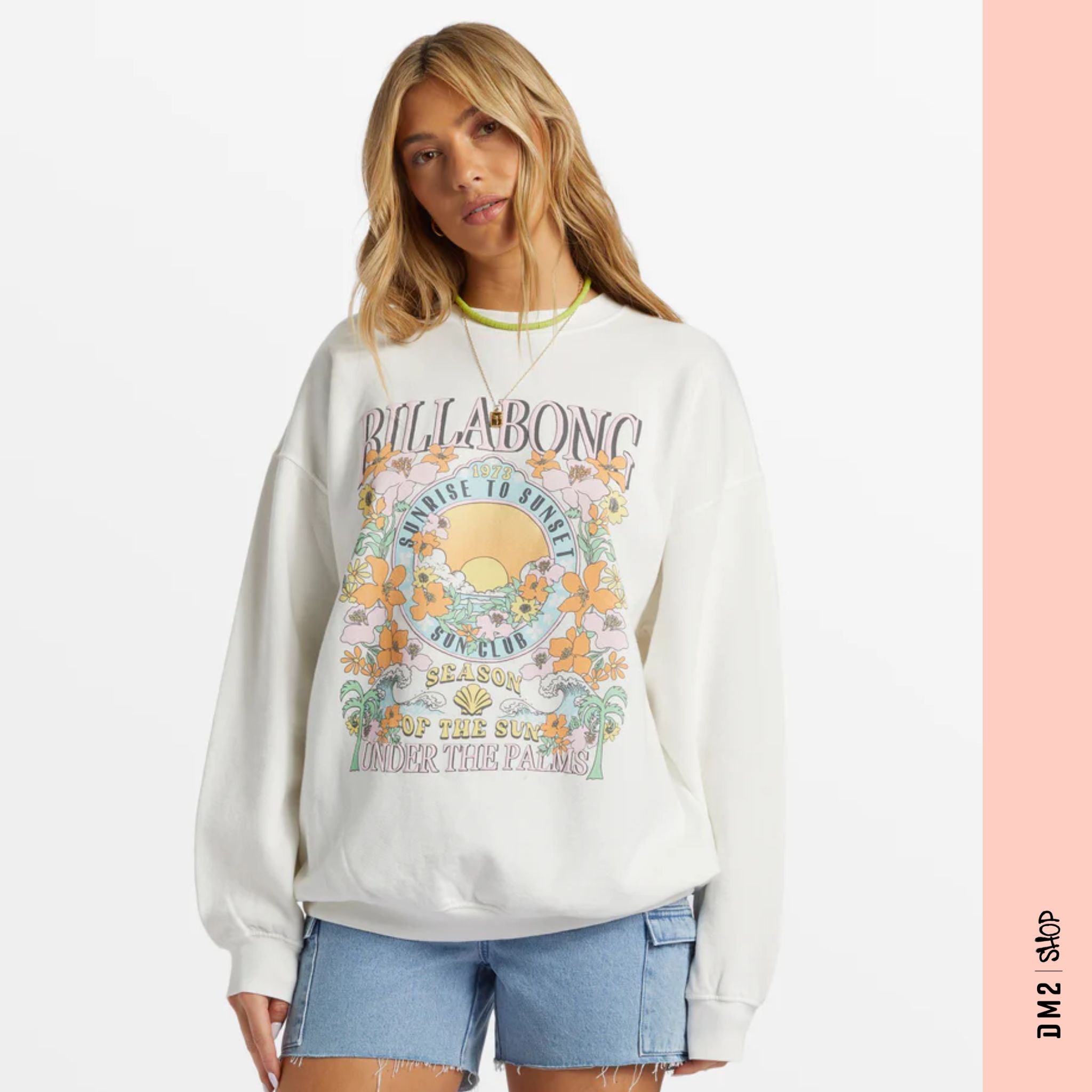 CREWNECK BILLABONG RIDE IN, 2 couleurs