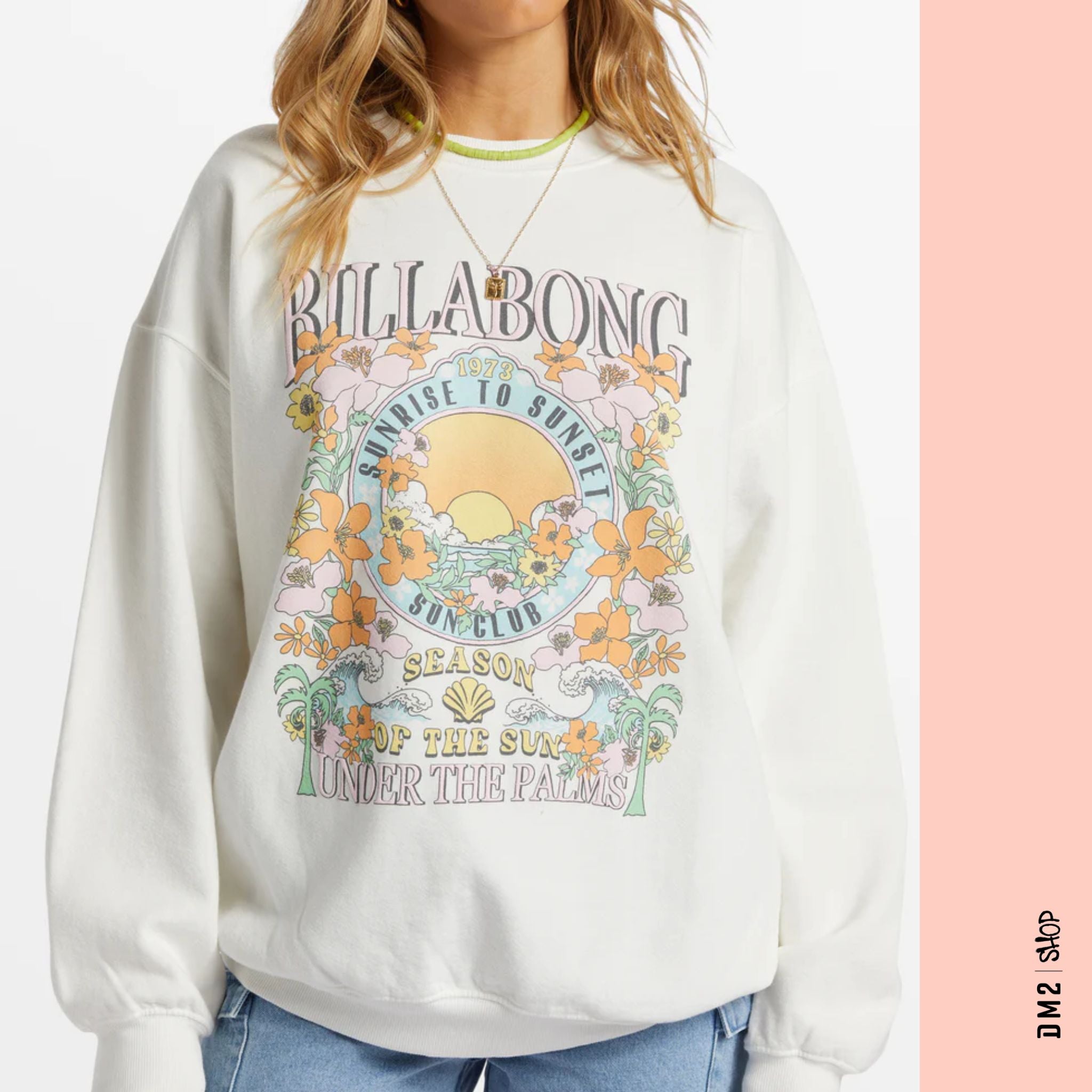 CREWNECK BILLABONG RIDE IN, 2 couleurs