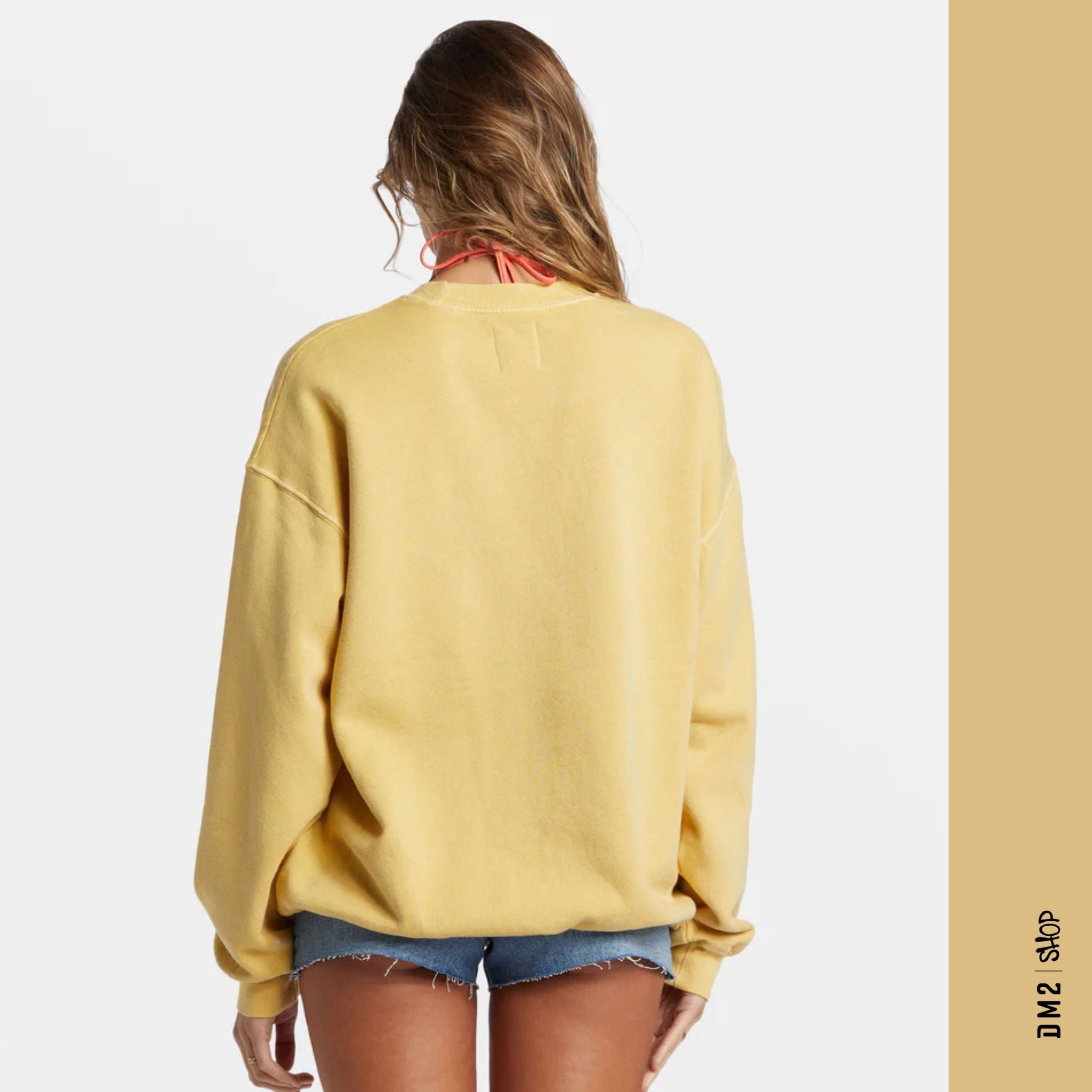 CREWNECK BILLABONG RIDE IN JAUNE