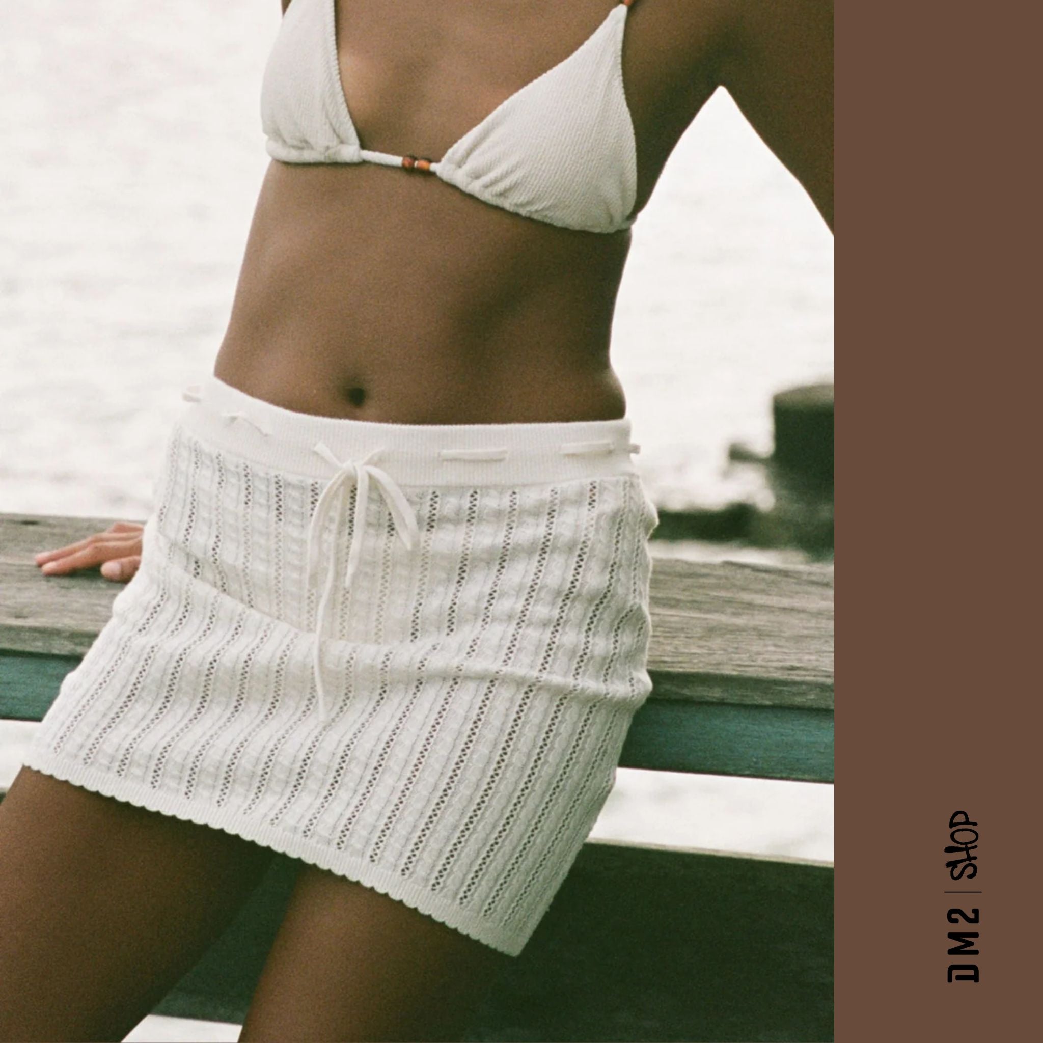JUPE FEMME SCALLOP MINI, RHYTHM