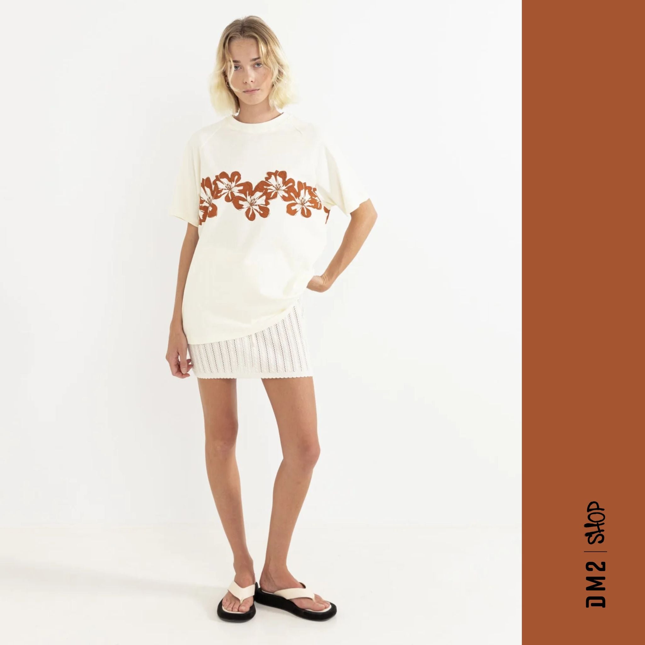 JUPE FEMME SCALLOP MINI, RHYTHM