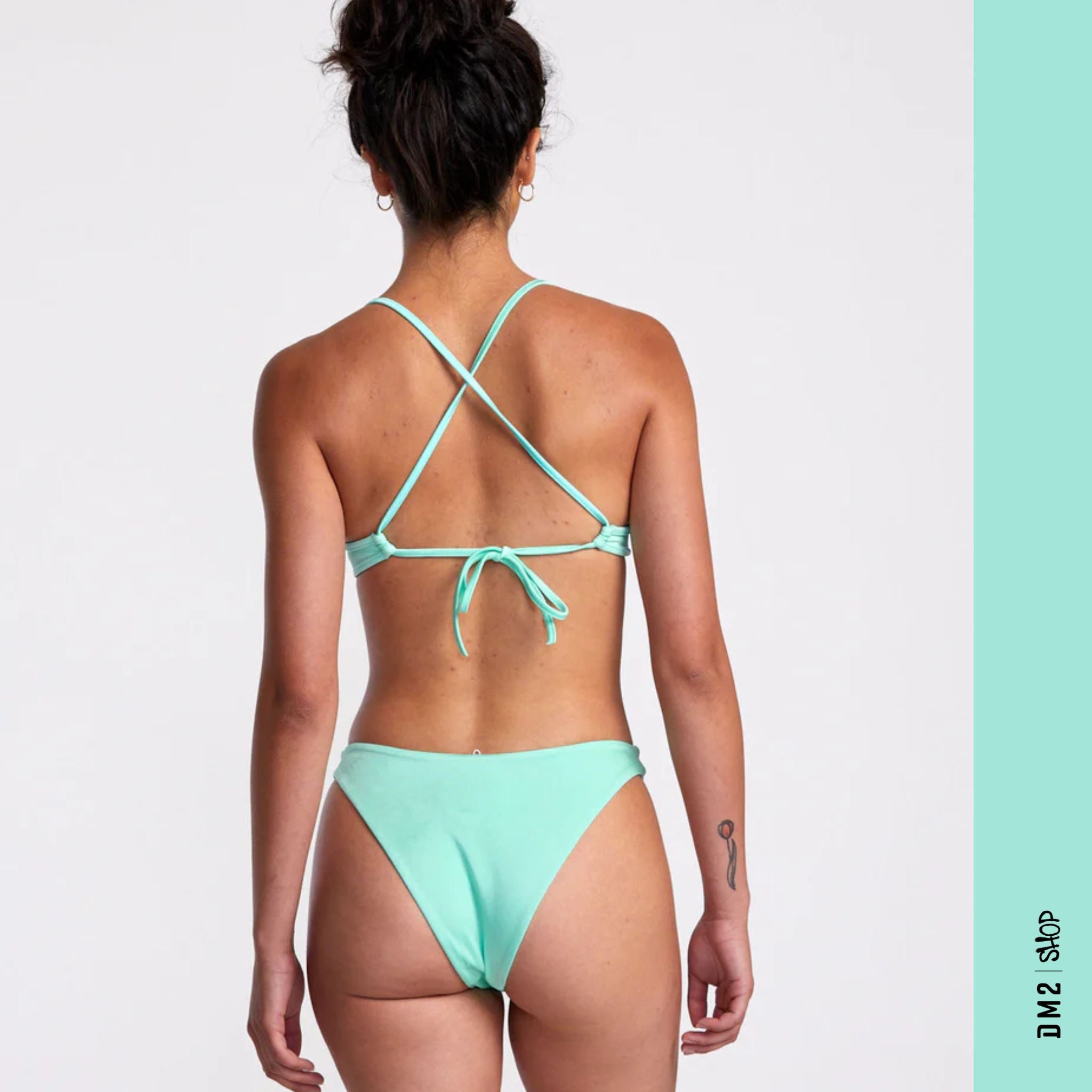 BAS DE BIKINI SOLID SHIMMER FRENCH MED RVCA