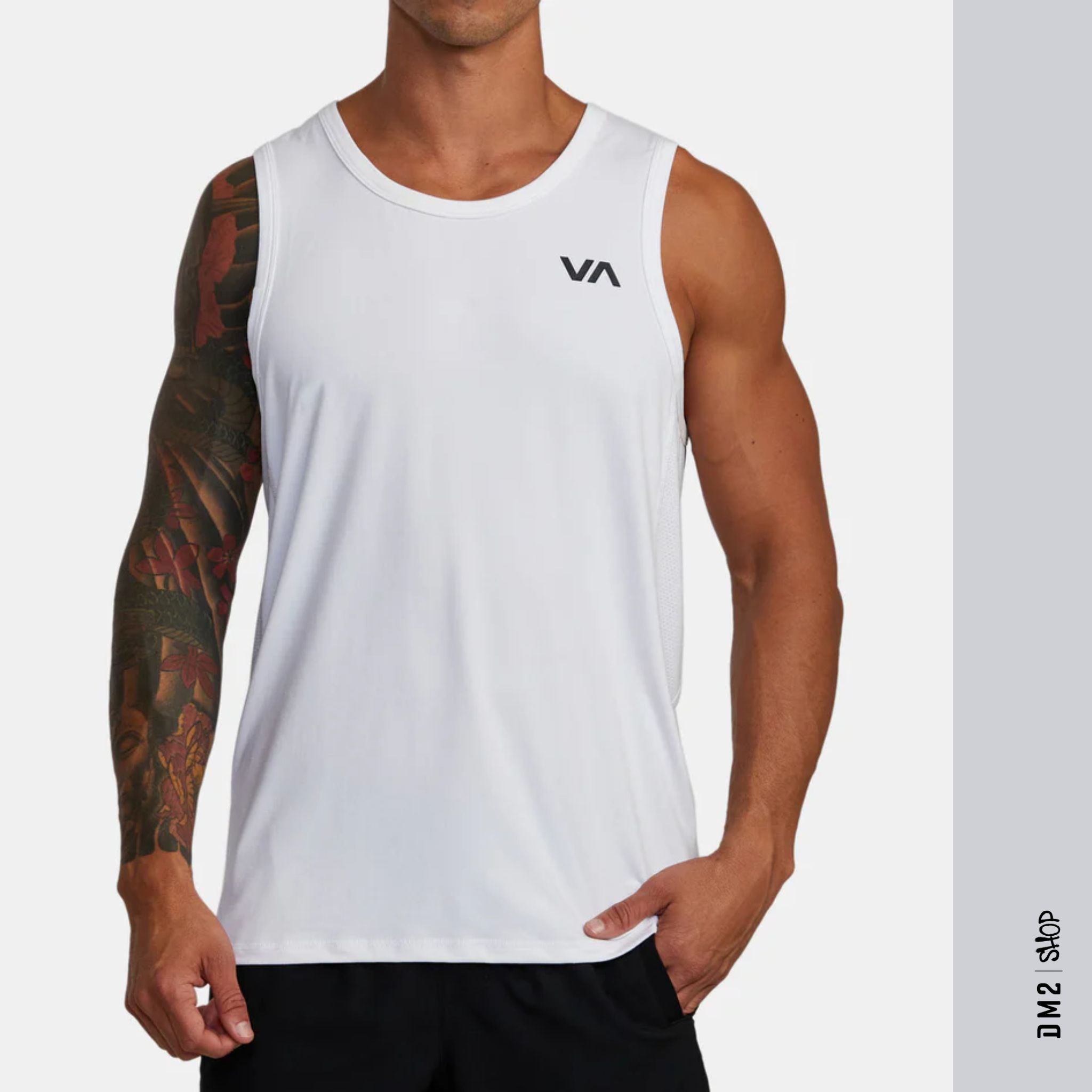 camisole-homme-sport-vent-blanc-rvca