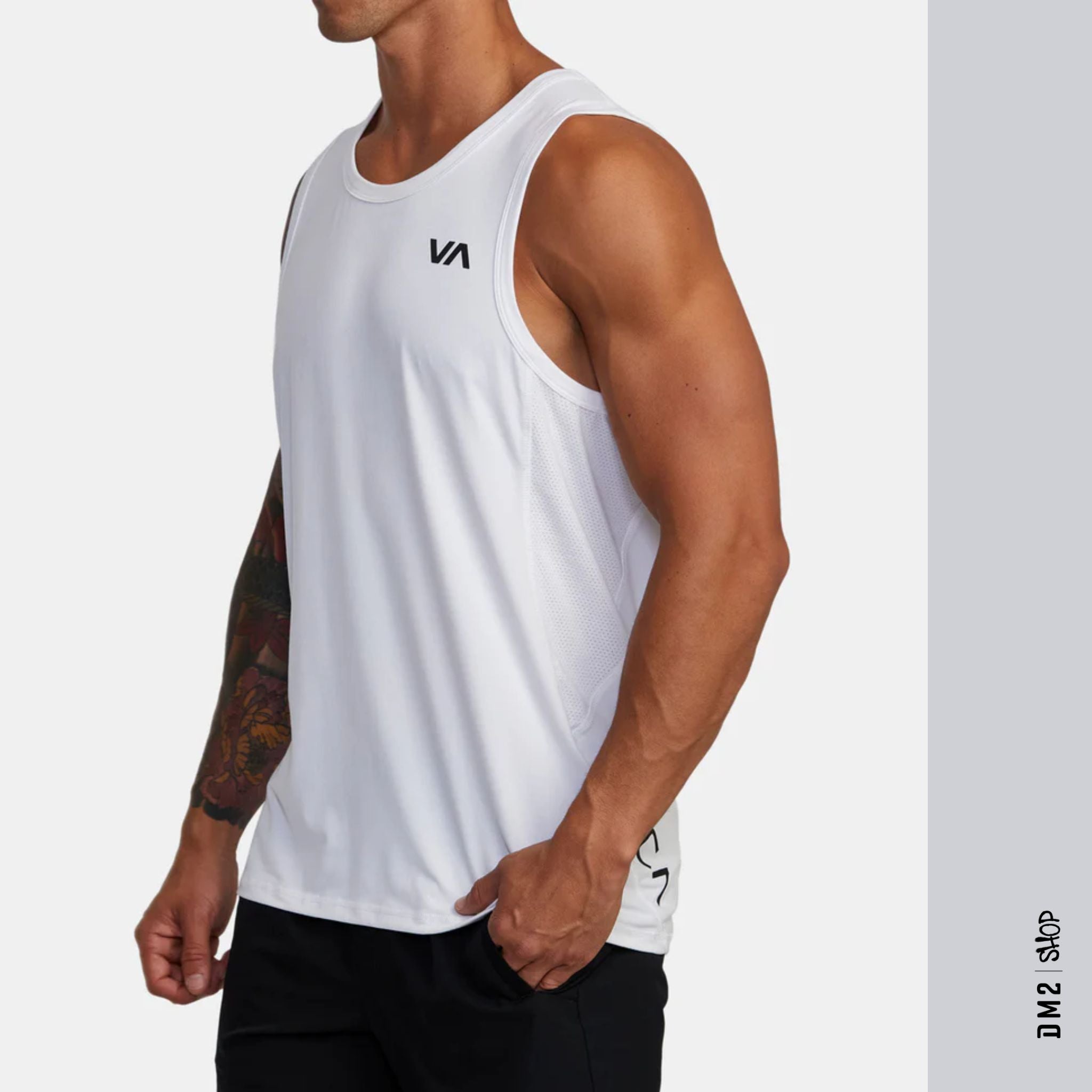 CAMISOLE HOMME SPORT VENT BLANC RVCA