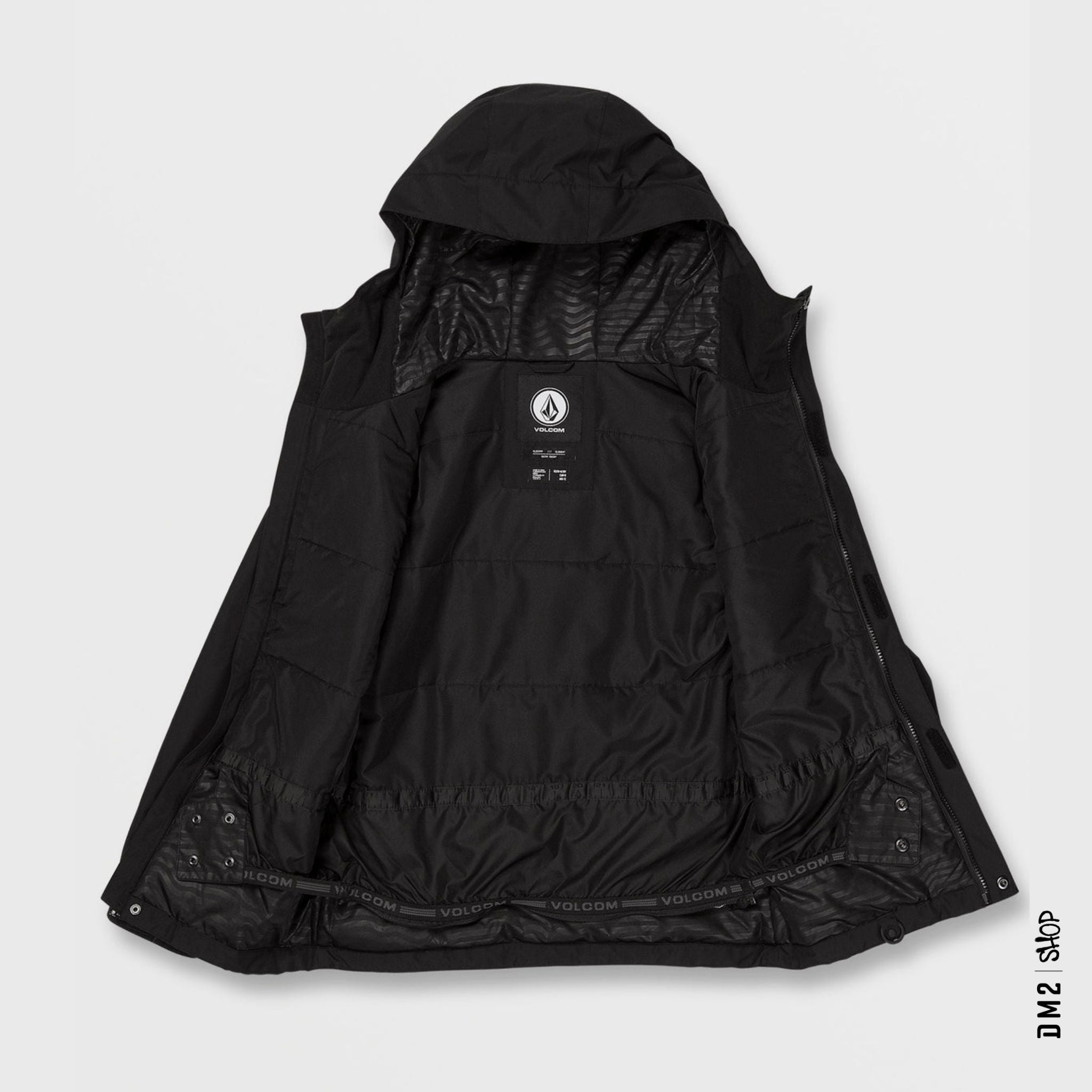 MANTEAU SNOW JUNIOR STONE.91 NOIR VOLCOM