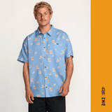 CHEMISE HOMME SUNDAYS MINI BLUE, BILLABONG