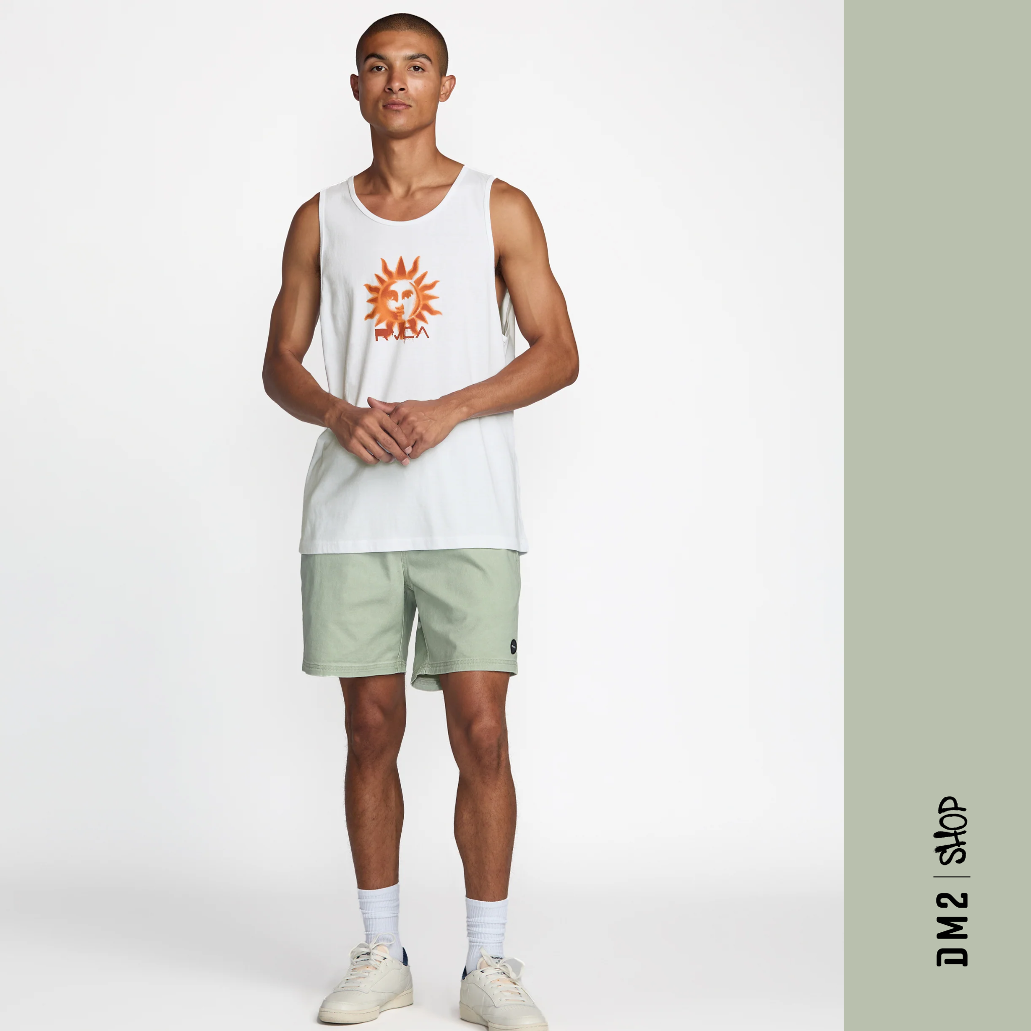 CAMISOLE HOMME SUNREX BLANC, RVCA