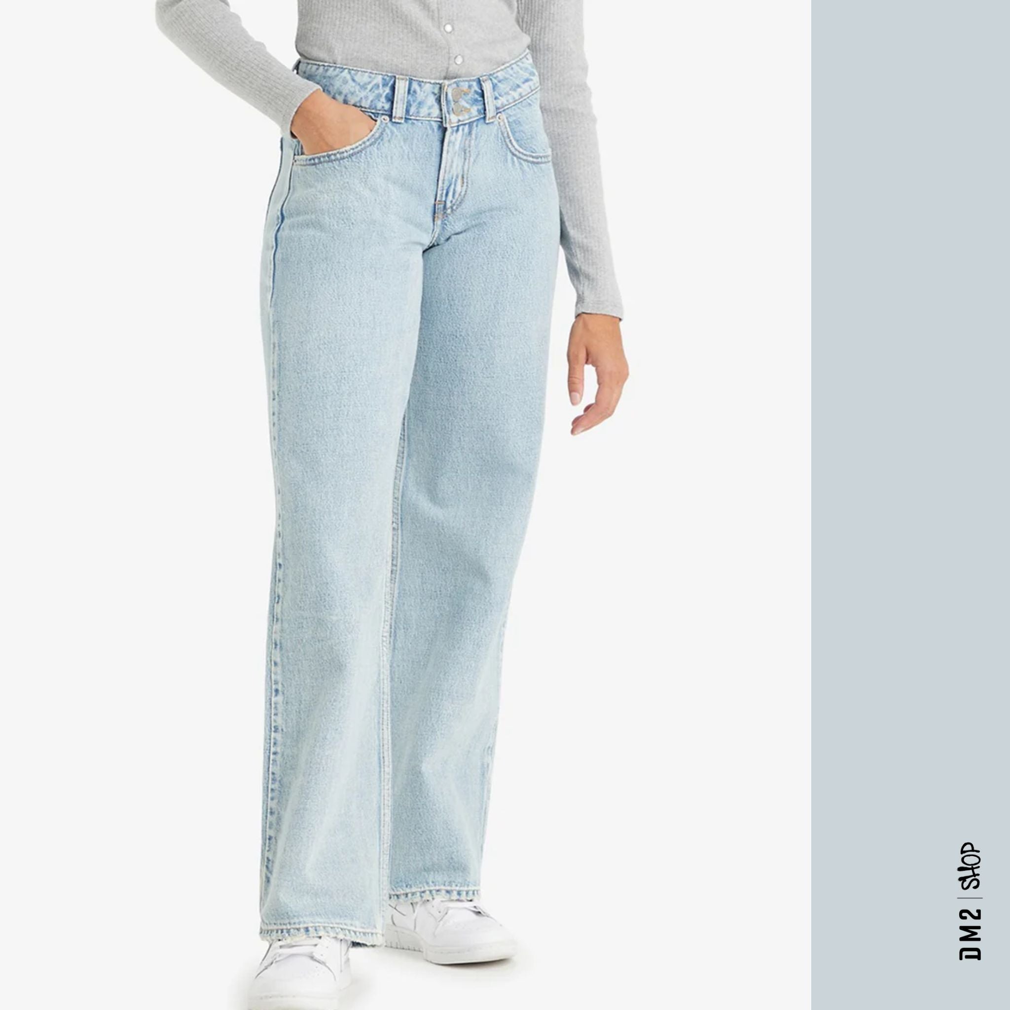 JEANS FEMME SUPERLOW LOOSE LEVI'S BLEU