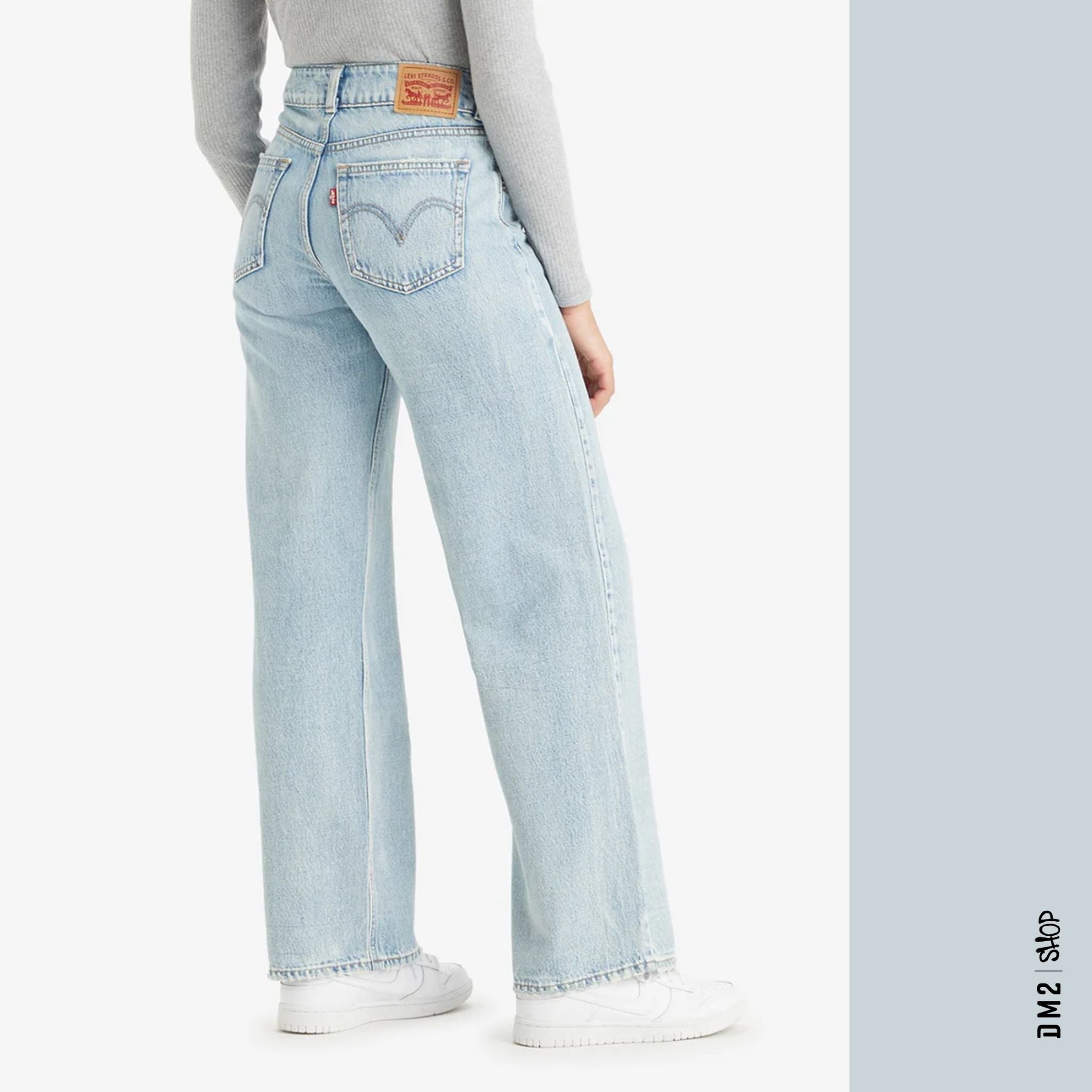 JEANS FEMME SUPERLOW LOOSE LEVI'S BLEU