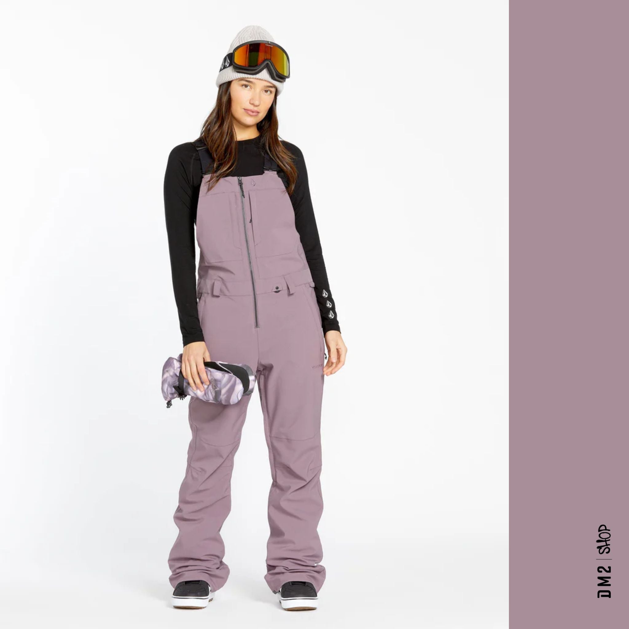 SALOPETTE SNOW-SKI VOLCOM FEMME SWIFT LAVANDE