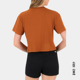 T-SHIRT CROP BOTANY BOXY FEMME HURLEY