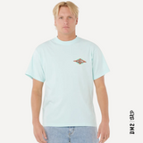 T-SHIRT RAW BURST HOMME RIP CURL AQUA