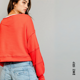 SWEATSHIRT RAW FEMME