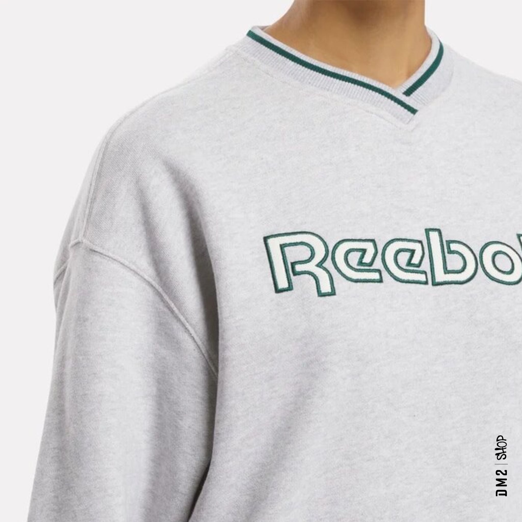 CREWNECK TEAM REEBOK FEMME GRIS